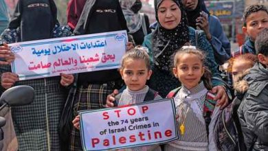 Bild von Die Palästinenser bitten um Unterstützung, wie sie die Ukrainer erhalten