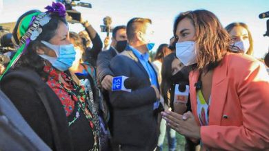 Bild von Der chilenische Innenminister wird daran gehindert, die Mapuche-Gemeinde zu besuchen